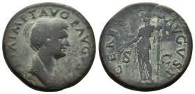JULIA TITI (Augusta, 79-90/1). Dupondius. Rome.

Obv: IVLIA IMP T AVG F AVGVSTA.
Draped bust right.
Rev: CERES AVGVST / S - C.
Ceres standing left, ho...