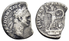 DOMITIAN.(81-96).Rome.Denarius.

Obv : IMP CAES DOMIT AVG GERM P M TR P V.
Laureate head right.
Rev : IMP XI COS XII CENS P P P.
Minerva advancing rig...