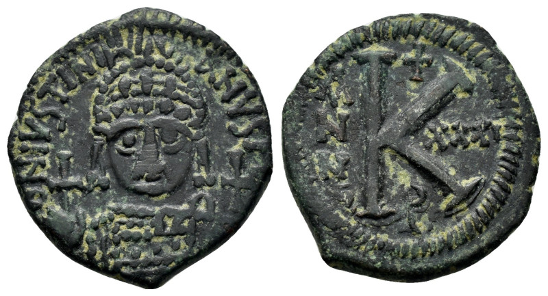 JUSTINIAN I (527-565 AD). Ae. Half Follis. Antioch.

Condition : Good very fine....