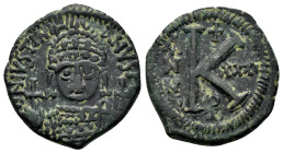 JUSTINIAN I (527-565 AD). Ae. Half Follis. Antioch.

Condition : Good very fine.

Weight : 8.23 gr.
Diameter : 25 mm.