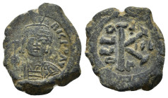 MAURICE TIBERIUS.(582-602 AD). Ae. Half Follis. Antioch.

Condition : Good very fine.

Weight : 6.29 gr.
Diameter : 20 mm.