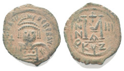 HERACLIUS. (610-641 AD). AE. Follis. Cyzicus

Obv: DD NN hERACLIVS ET hRA CONST PP AV, Heraclius on left and Heraclius Constantine on right, both cr...
