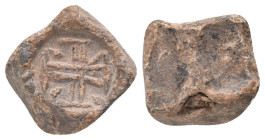 BYZANTINE LEAD SEAL. (Circa 7th-11th Century).Pb.

Condition: Good very fine

Weight: 5.36 g
Diameter: 12.49 m