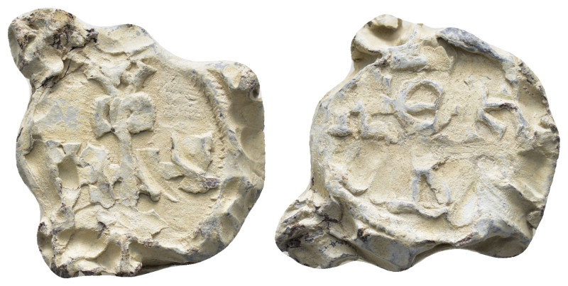 BYZANTINE LEAD SEAL.(Circa 7th-11th Century).Pb.

Condition : Good very fine.

W...