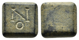 ANCIENT BYZANTINE BRONZE COMMERCIAL WEIGHT.(Circa 6th-9th Century).Ae.

Condition : Good very fine.

Weight : 4.32 gr.
Diameter : 11 mm.