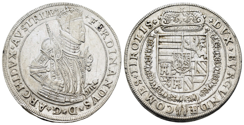HOLY ROMAN EMPIRE. Ferdinand (Archduke, 1564-1595). Taler. Hall.

Obv: FERDINAND...