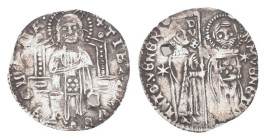ITALY, Venice. Antonio Veniero. (Doge, 1382-1400) AR grosso.

Obv: ANTO · VENERIO · · S · M · VENETI, DVX -doge standing left and St. Mark, nimbate,...