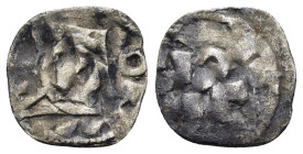 ITALY. Lucca. Heinrich III-V (1039-1125). Denaro.

Obv: + IHPERΛTOR.
Large H.
Rev: + EИRICVS / LVCA.
Legend.
Biaggi 1056; Metcalf Crusades 10-15.

Con...