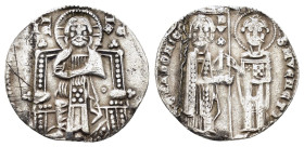 ITALY. Venice. Michele Steno (1400-1413) . Grosso.

Condition : Good very fine.

Weight : gr.
Diameter : mm.