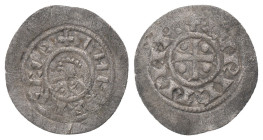 MEDIEVAL. Uncertain.

Condition: Good very fine

Weight: 0.39 g
Diameter: 16.47 m