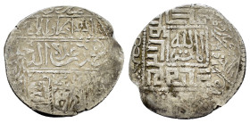 KARAMANID: Muhammad b. 'Ala al-Din, 1402-1419, AR dirham. Konya, AH819, A-1270.2, Olcer-73, with al-manatu lillah in the reverse center, surrounded by...