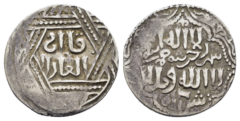 ILKHAN.Anonymous Qa'an al-'Adil.Tiflis.Shehir Rajab AH 665.Kaaniki dirham.

Cond...