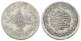 ISLAMIC.Ottoman Empire.Abdul Majid.(1839-1861).1255 AH.Qustantiniya.5 Qurush.

Condition : Good very fine.

Weight : 5.89 gr.
Diameter : 23 mm.