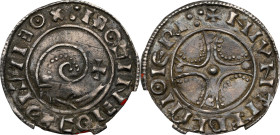 DENMARK. Penny, ND (1035-1042). Lund Mint. Harthacnut (Hardeknud). NGC--Chipped.
Hauberg-1; Malmer-14.693.1738; Bruun-1373. Weight: 0.97 gms. An unco...