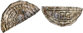 DENMARK. Penny, ND (1103-1134). Roskilde Mint. Niels. NGC--fragment.
Hauberg-9; Poulsen-SJ9; Bruun-2151.2. Weight: 0.29 gms. Contemporary halved cast...
