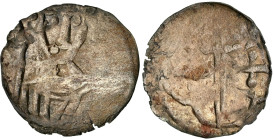 DENMARK. Penny, ND (1202-1241). Northern Jutland. Valdemar II (the Victorious). NGC EF Details--Cleaned.
Hauberg-GF14; Galster-GF16; Bruun-2434. Weig...