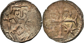 DENMARK. Penny, ND (1202-1241). Northern Jutland. Valdemar II (the Victorious). NGC AU Details--Cleaned.
Hauberg-GF15; Galster-GF17; Bruun-2449. Weig...