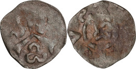 DENMARK. Penny, ND (1259-1286). Slesvig Mint. Erik V (Klipping). GOOD FINE.
MB-261; Sieg-261; Bruun-3023. Weight: 0.99 gms. Copper toned with partial...