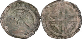 DENMARK. Penny, ND (1259-1286). Schleswig Mint. Erik V (Klipping). GOOD VERY FINE.
MB-278; Sieg-278; Bruun-3046 (illustrated, plate 21). Weight: 1.17...