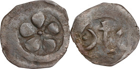 DENMARK. Penny, ND (1319-1332). Schleswig Mint. Christopher II. GOOD FINE.
MB-629; Sieg-629; Bruun-3611. Weight: 1.06 gms.
From the L. E. Bruun Coll...