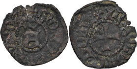 DENMARK. Sterling, ND (1396-1439). Lund Mint. Erik of Pommerania. NGC AU Details--Environmental Damage.
Galster-10; Sieg-8; Bruun-3709. Weight: 0.68 ...