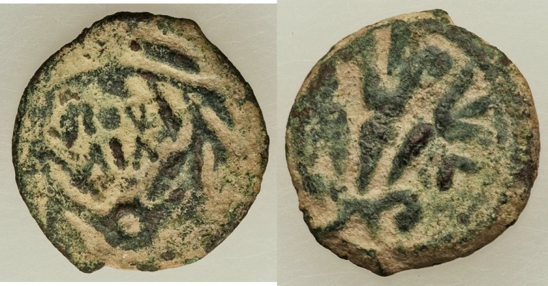 JUDAEA. Roman Procurators. Valerius Gratus (AD 15-26). AE Prutah (15mm, 2.02 gm,...