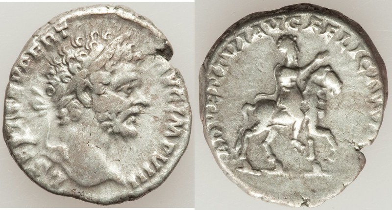 Septimius Severus (AD 193-211). AR denarius (17mm, 3.30 gm, 6h). Fine. Rome, AD ...