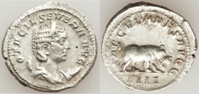 Otacilia Severa (AD 244-249). AR antoninianus (23mm, 4.21 gm, 1h). VF. Rome, 4th officina, Millennium Issue, AD 248. OTACIL SEVERA AVG, draped bust of...