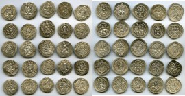 ANCIENT LOTS. Sasanian Kingdom. Lot of twenty-five (25) AR drachms. About VF-Choice VF. Includes: Various rulers, dates and mints. Twenty-five (25) co...