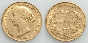 Victoria gold Sovereign 1868-SYDNEY VF, Sydney mint, KM4. 22mm. 7.91gm. AGW 0.2353 oz.

HID09801242017