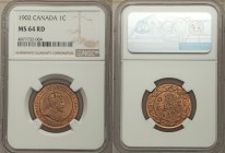 Edward VII Pair of Certified Assorted Cents NGC, 1) Cent 1902 - MS64 Red, London mint, KM8 2) Cent 1909 - MS63 Red and Brown, Ottawa mint, KM8 Sold as...