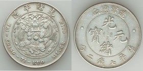 Kuang-hsü Dollar ND (1908) XF (polished), Tientsin mint, KM-Y14, Kann-216. 39mm. 26.63gm. 

HID09801242017
