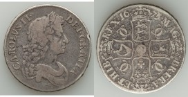 Charles II Crown 1673 Fine, KM435, S-3358. 37mm. 29.20gm. Third Bust with SEPTIMO on edge. 

HID09801242017