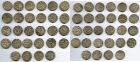 Seljuqs of Rum 50-Piece Lot of Uncertified Dirhams, Includes 50 coins of: Kayka'us II (1st Reign, AH 643-647 / AD 1245-1249) Dirhams (square on each s...