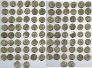 Seljuqs of Rum 50-Piece Lot of Uncertified Dirhams, Includes 50 coins, of mostly Kaykhusraw III (AH 663-687 / AD 1265-1283), and Mas'ud II (AH 679-697...
