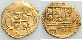 Philip II gold Cob 2 Escudos ND (1556-1598) S-D XF (clipped), Seville mint, Fr-168. Cay-4098. 22mm. 4.53gm. 

HID09801242017