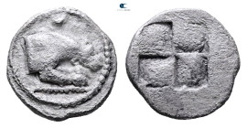 Macedon. Akanthos circa 480-470 BC. Tetrobol AR