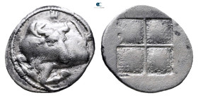 Macedon. Akanthos circa 430-390 BC. Tetrobol AR