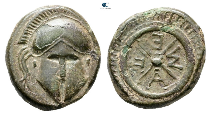 Thrace. Mesembria circa 400-300 BC. 
Bronze Æ

18 mm, 4,59 g



Very Fine...