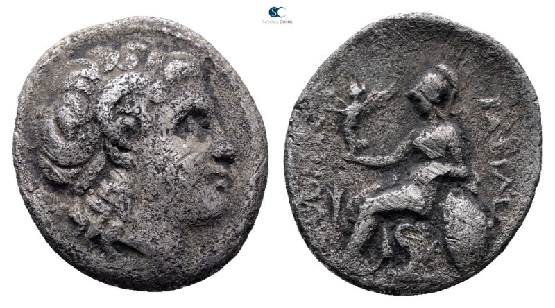 Kings of Thrace. Ephesos. Macedonian. Lysimachos 305-281 BC. 
Drachm AR

19 m...