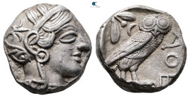 Attica. Athens circa 454-404 BC. Tetradrachm AR