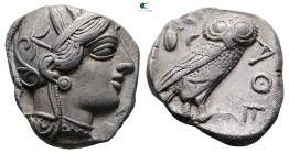 Attica. Athens circa 454-404 BC. Tetradrachm AR