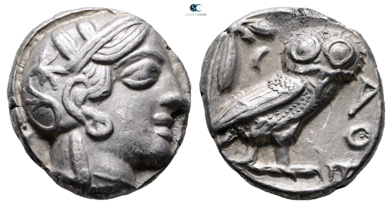Attica. Athens circa 454-404 BC. 
Tetradrachm AR

24 mm, 17,10 g



Very ...