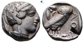 Attica. Athens circa 454-404 BC. Tetradrachm AR