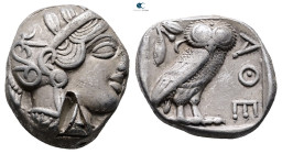 Attica. Athens circa 454-404 BC. Tetradrachm AR