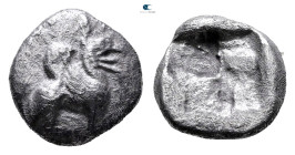 Ionia. Teos circa 530-478 BC. Obol AR