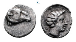 Caria. Kasolaba circa 450-400 BC. Hemiobol AR