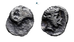 Caria. Kasolaba circa 450-400 BC. Tetartemorion AR