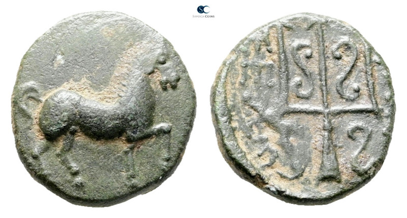 Caria. Mylasa circa 210-30 BC. 
Bronze Æ

16 mm, 3,26 g



Very Fine