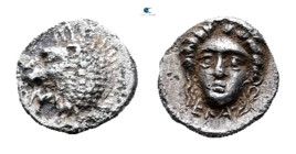 Satraps of Caria. Mylasa. Hekatomnos 392-377 BC. Tetartemorion AR